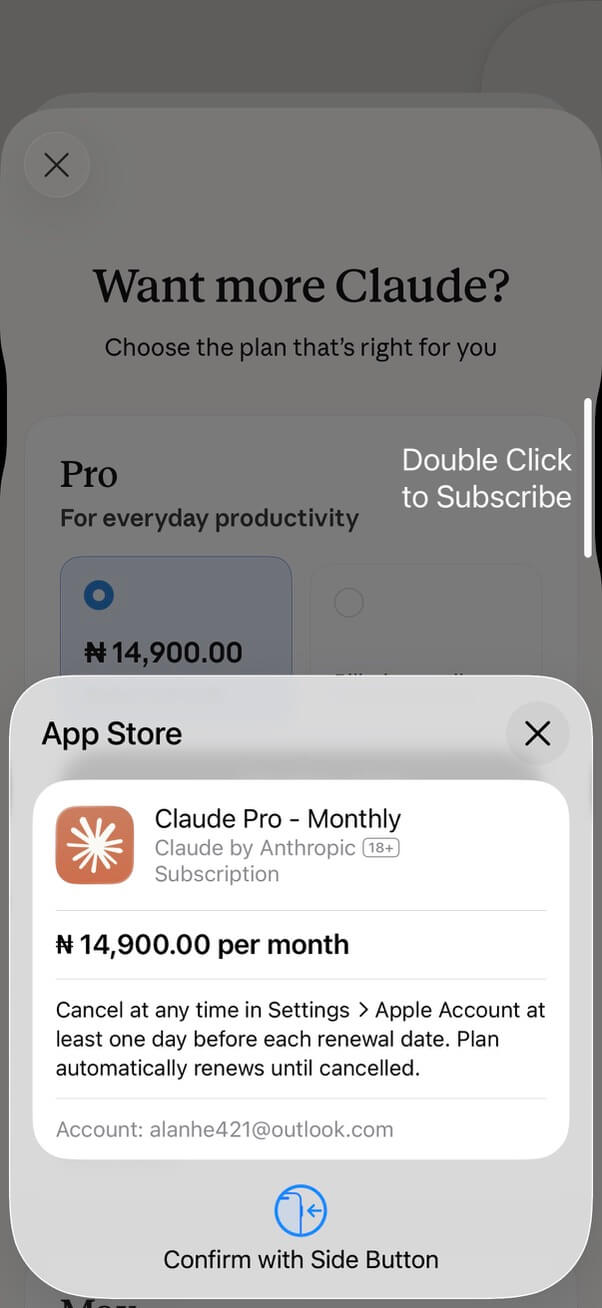 claude pro subscription